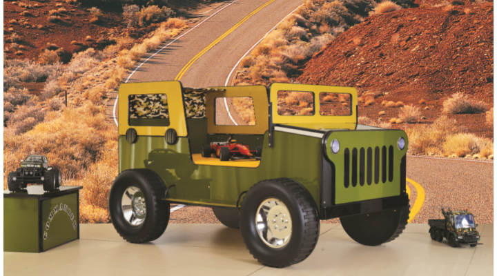 15501S  Commando Jeep Bed